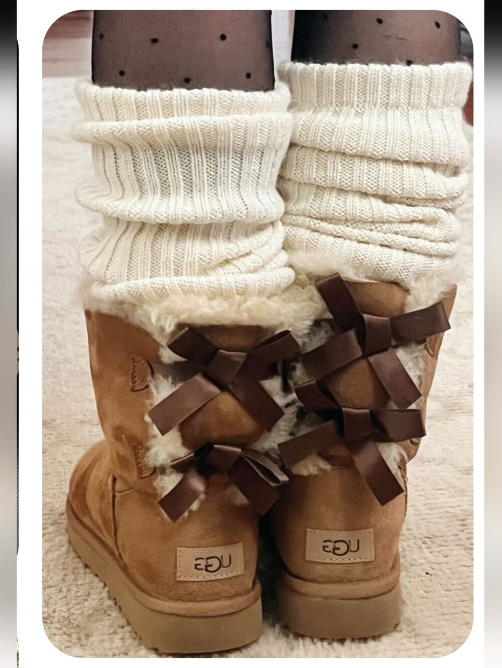 UGG Bailey Bow Boots Size 8